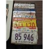 LOT 25 VINTAGE 1950S & 60S ILLINOIS LICENSE PLATES