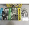LOT 4 VINTAGE 1960S COLLEGIATE FOOTBALL GUIDES &