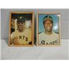Image 1 : LOT 2 1985 CIRCLE K BASEBALL CARDS: MAYS & AARON