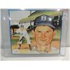 Image 1 : PREACHER ROE AUTOGRAPH BASEBALL ILLUSTRATION COA