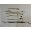 Image 1 : LOT 9 VINTAGE & NEW POCKET WATCH CHAINS GOLD TONE