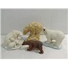 Image 1 : LOT 4 COMPOSITE POLAR BEARS IN DIFFERENT POSES