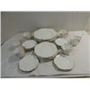 Image 1 : VINTAGE 47 PCS SHELLY ENGLAND BONE CHINE GOLD EDGE