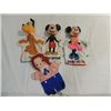 Image 1 : LOT 4 VINTAGE HAND PUPPETS (3) DISNEY & 1 RAGGDY