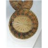 Image 2 : VINTAGE CIRCULAR WOOD WOVEN BASKET WITH LID