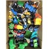 Image 1 : MIXED LOT OF PLASTIC TOY VEHICLES, WORKMEN, AND