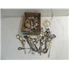 Image 1 : LARGE LOT SILVER PLATE, STAINLESS STEEL FLATWARE