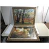 Image 1 : LOT 2 32X26 FRAMED PRINTS: SLEEPING BEAUTY &