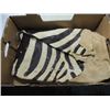 Image 1 : VINTAGE VERY OLD ZEBRA PELT SOME CONDITIONAL ISSUE