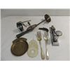 Image 1 : LOT 9 VINTAGE ITEMS: 2 SILVER PLATE FORKS, WHIPIT