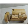 Image 2 : LOT 2 ASPEN WOOD PUZZLE TENDER JEWELRY BOXES