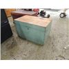 Image 1 : PRIMITIVE PINE WOOD FLIP LID STORAGE TRUNK