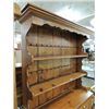 Image 2 : VINTAGE KNOTTY PINE PLATE DISPLAY & LINEN CABINET