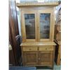 Image 1 : ANTIQUE WALNUT STEP BACK CUPBOARD 2 DRAWER