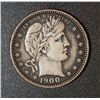 Image 1 : 1900  Barber Quarter   XF