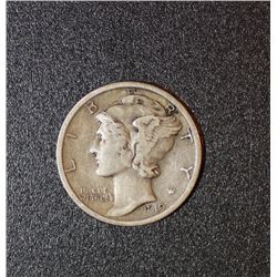 1919 S Mercury Dime   VF