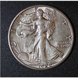 1929 D Walking Liberty Half Dollar   XF