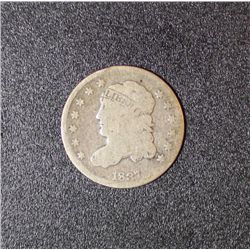 1837  Capped Bust Half Dime   Small 5 Cents G