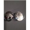 Image 1 : 10 PURE .999 SILVER BUFFALO INDIANS