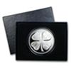Image 1 : 1 oz Four-Leaf Clover Silver Round (w/Box & Capsule)