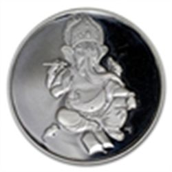 1 oz Ganesha Silver Round .999 Fine