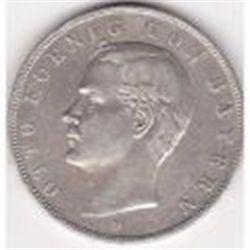 Bavaria 3 mark silver 1908-1913