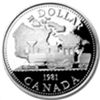 Image 1 : 1981 Silver Canadian Proof Dollar - Transcontinental Ra