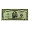 Image 1 : 1953's $5 Silver Certificate (Almost Uncirculated)