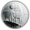 Image 1 : 2006 1/2 oz Silver Canadian Timber Wolf Coin (Abrasions