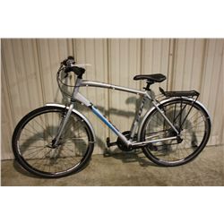 GREY FUJI ABSOLUTE 24 SPD HYBRID BIKE