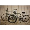 Image 1 : 2 BIKES - GREY VENTURE ROAD BIKE & GREY NO NAME BIKE