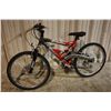 Image 1 : RED INFINITY QUANTUM 21SPD FULL SUSPENSION MOUNTAIN BIKE