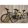 Image 1 : 2 BIKES - PURPLE NORCO ROAD BIKE & YELLOW MOUNTIAN BIKE