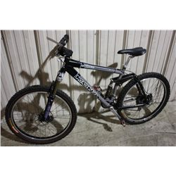 GREY KONA STINKY 18 SPD FULL SUSPENSION MOUNTAIN BIKE