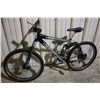 Image 1 : GREY KONA STINKY 18 SPD FULL SUSPENSION MOUNTAIN BIKE