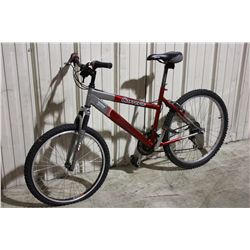 RED CARRERA 21 SPEED FRONT SUSPENSION MOUNTAIN BIKE