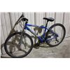 Image 1 : BLUE KUWAHARA SAVAGE 21 SPEED FRONT SUSPENSION MOUNTAIN BIKE