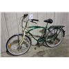 Image 1 : GREEN SUPERCYCLE NEWPORT 6 SPEED CRUISER BIKE