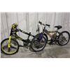 Image 1 : GREY KIDS TECH TEAM MOUNTAIN BIKE AND BLACK KIDS SONIC MOUNTAIN BIKE