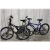 Image 1 : BLACK SCHWINN KIDS BIKE AND GREY SCHWINN MOUNTAIN BIKE