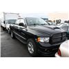 Image 2 : 2004 DODGE RAM 1500 BLACK, VIN # 1D7HU18DX4J222751