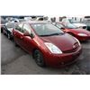 Image 2 : 2004 TOYOTA PRIUS 4DR, RED, VIN # JTDKB20UX40035541