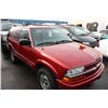 Image 2 : 2005 CHEVROLET BLAZER, RED, 2DR SUV, VIN #1GNCT18XX5K116725