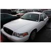 Image 1 : 2007 FORD CROWN VICTORIA, WHITE, 4DRSDN VIN #2FAFP71W67X161181