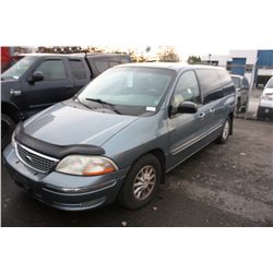 2000 FORD WINDSTAR VAN BLUE, VIN # 2FMDA5344YBC75709