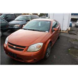 2006 CHEVROLET COBALT, ORANGE, 2DR, VIN #1G1AM15B967852235