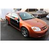 Image 2 : 2006 CHEVROLET COBALT, ORANGE, 2DR, VIN #1G1AM15B967852235