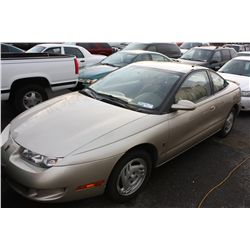 1997 SATURN SC2, 2DR CPE, GOLD, VIN # 1G8ZG1273V2405785