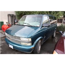 2002 CHEVROLET ASTRO VAN, BLUE, VIN # 1GNDM19X02B137059