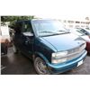 Image 2 : 2002 CHEVROLET ASTRO VAN, BLUE, VIN # 1GNDM19X02B137059